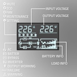 Zasilacz awaryjny UPS Qoltec do RACK | 1kVA | 1000W | Power … | PartsPC.pl