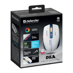 Mysz bezprzewodowa Defender DILA MM-282 optyczna 1800dpi bia… | PartsPC.pl