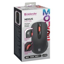 Mysz bezprzewodowa Defender NEXUS MS-195 optyczna bezklikowa… | PartsPC.pl