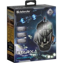 Mysz przewodowa Defender STARX GM-390L 3200dpi Gaming 8P + G… | PartsPC.pl