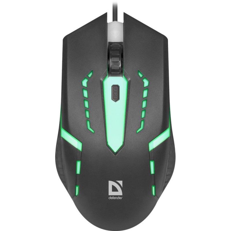 Mysz przewodowa Defender FLASH MB-600L 1200dpi 4P LED | PartsPC.pl