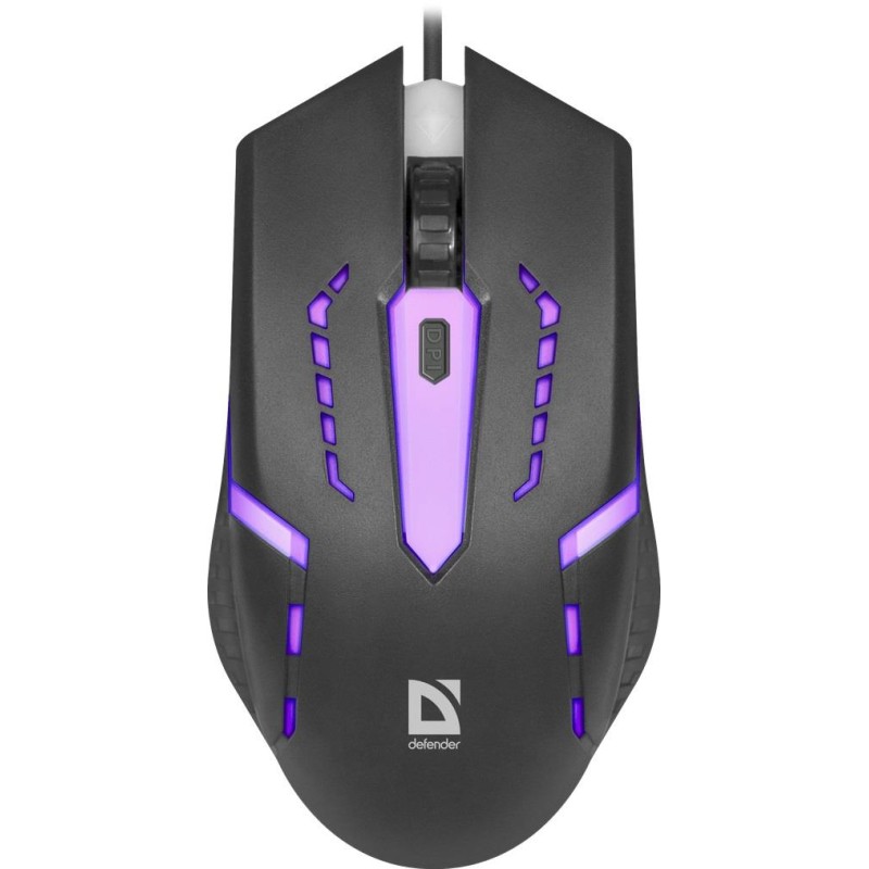 Mysz przewodowa Defender FLASH MB-600L 1200dpi 4P LED | PartsPC.pl