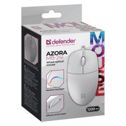 Mysz przewodowa Defender AZORA MB-241 OPTICAL 1200dpi 3P bia… | PartsPC.pl