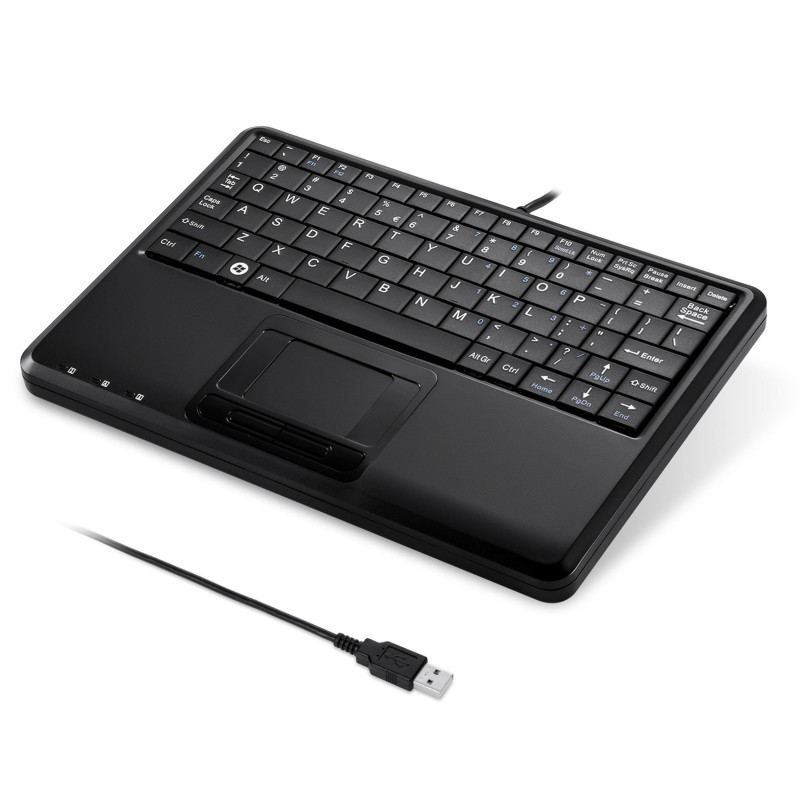 Klawiatura przewodowa Perixx PERIBOARD-510 H, touchpad, 2x h… | PartsPC.pl