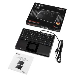 Klawiatura przewodowa Perixx PERIBOARD-510 H, touchpad, 2x h… | PartsPC.pl