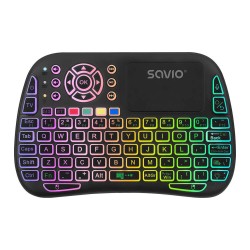 Podświetlana klawiatura bezprzewodowa RGB BT + 2.4 GHz , TV … | PartsPC.pl