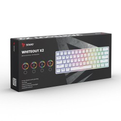 Klawiatura mechaniczna WHITEOUT X2 OUTEMU Peach Silent, Hot … | PartsPC.pl