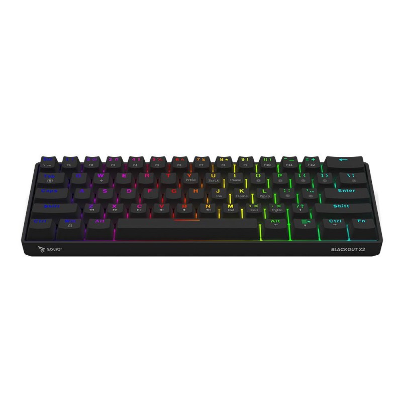 Klawiatura mechaniczna BLACKOUT X2 OUTEMU Brown, Hot Swap | PartsPC.pl