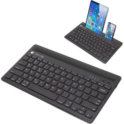 Klawiatura Bluetooth z podstawką na tablet i telefon | PartsPC.pl