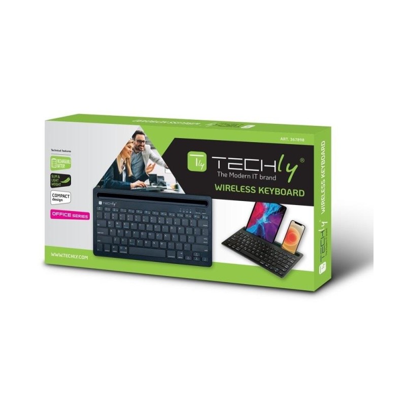 Klawiatura Bluetooth z podstawką na tablet i telefon | PartsPC.pl