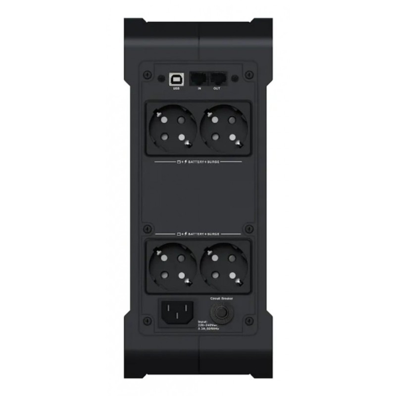 Zasilacz awaryjny PowerUPS 200 PSA6-1000IT-SCH | PartsPC.pl