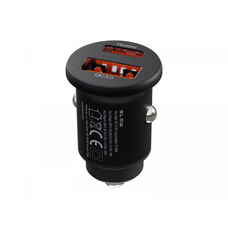 Ładowarka samochodowa G50B USB-A, USB-C 45W | PartsPC.pl