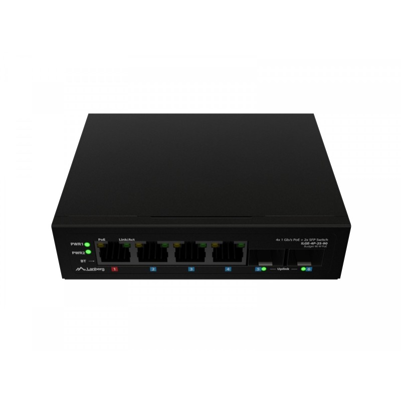Przełącznik ILGE-4P-2S-90 Light Industrial POE 1XBT 3XAT 2XS… | PartsPC.pl