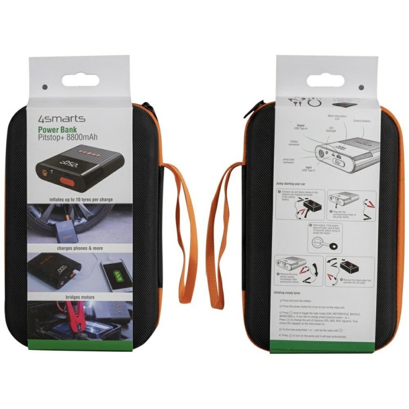 Powerbank Jump Starter 8800mAh kompresor latarka PitStop+ | PartsPC.pl