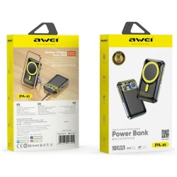 Powerbank PA-10 10000mAh MagSafe indukcyjny czarny | PartsPC.pl