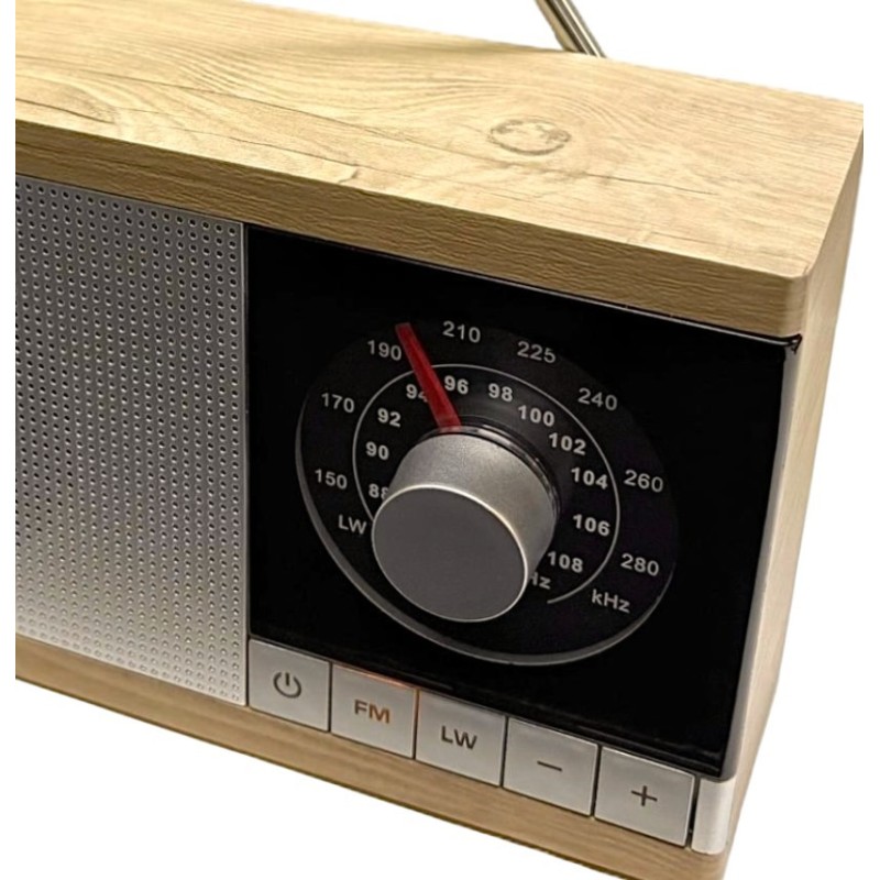 Radio Krystyna w drewnianej obudowie | PartsPC.pl