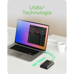 Obudowa SSD IB-1920M-C42 NNVMe SSD , USB4 GEN 3x2 (40GB) | PartsPC.pl