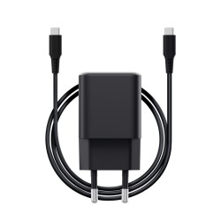 Ładowarka Maxo 65W USB-C GaN czarna | PartsPC.pl