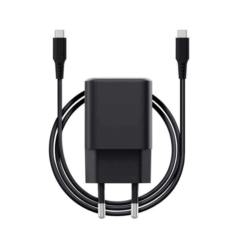 Ładowarka Maxo 65W USB-C GaN czarna | PartsPC.pl