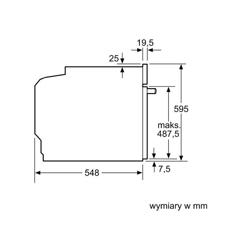 Piekarnik Serie 6 czarny HBG557EB3 | PartsPC.pl