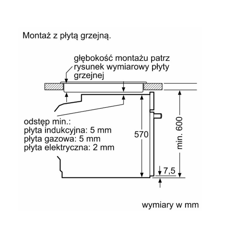 Piekarnik Serie 6 czarny HBG557EB3 | PartsPC.pl