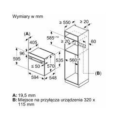 Piekarnik Serie 6 czarny HBG557EB3 | PartsPC.pl