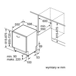 Zmywarka Serie 4 3 kosz SMV4HVX11E | PartsPC.pl