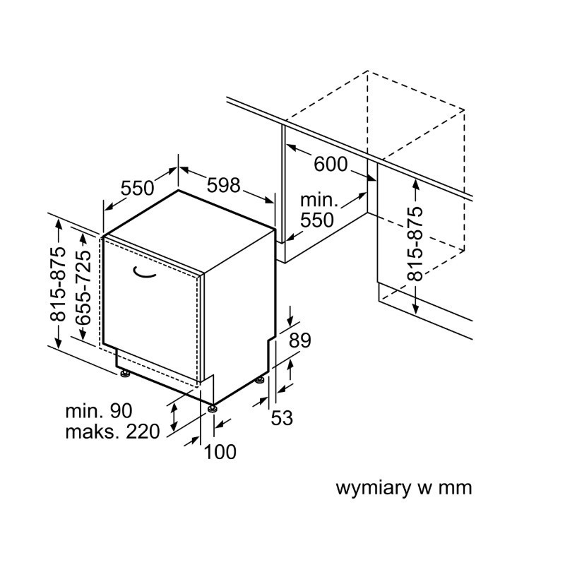 Zmywarka Serie 4 3 kosz SMV4HVX11E | PartsPC.pl