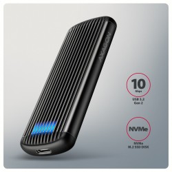 EEM2-SC Obudowa zewnętrzna aluminiowa bezśrubowa USB-C 3.2 G… | PartsPC.pl