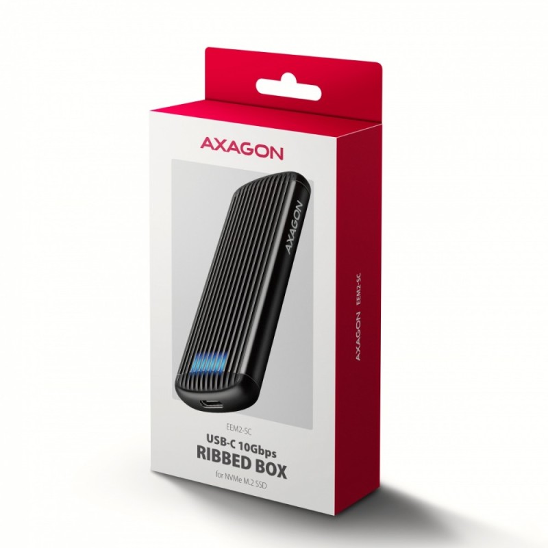 EEM2-SC Obudowa zewnętrzna aluminiowa bezśrubowa USB-C 3.2 G… | PartsPC.pl