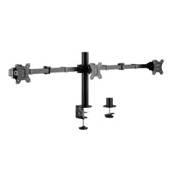Uchwyt na 3 monitory,17 -27 cali, ramie 380mm,3x7kg | PartsPC.pl