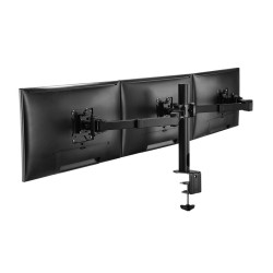 Uchwyt na 3 monitory,17 -27 cali, ramie 380mm,3x7kg | PartsPC.pl