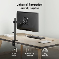 Uchwyt do monitora 17 - 32', max 10kg., stalowy | PartsPC.pl