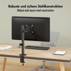 Uchwyt do monitora 17 - 32', max 10kg., stalowy | PartsPC.pl