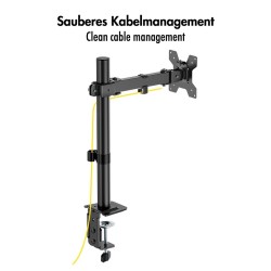 Uchwyt do monitora 17 - 32', max 10kg., stalowy | PartsPC.pl
