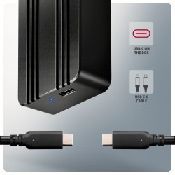 EEM2-40G Obudowa zewnętrzna aluminiowa USB4 Gen 3x2 M.2 SSD … | PartsPC.pl
