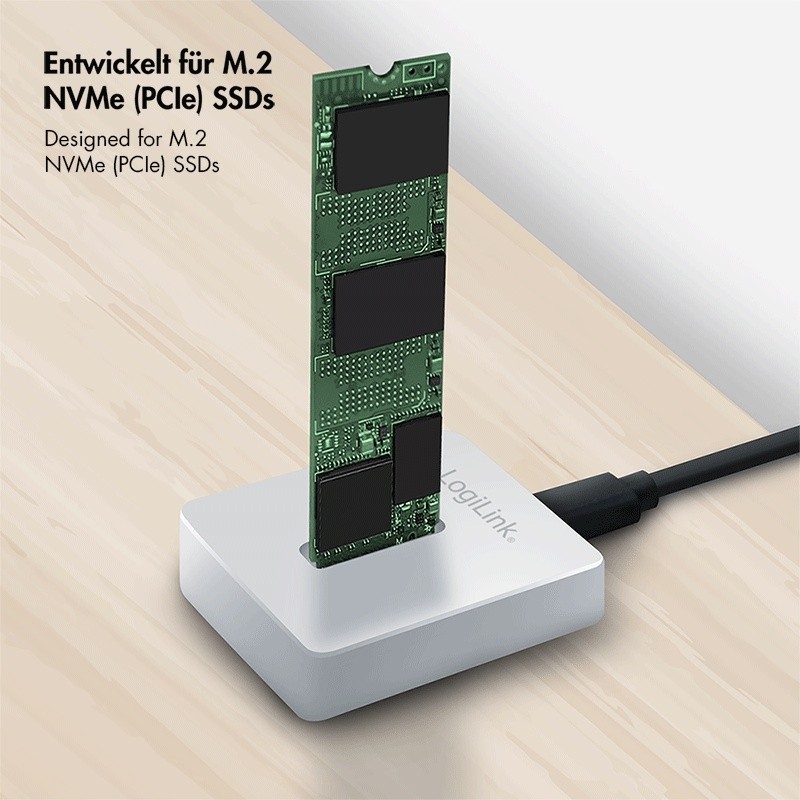 Stacja dokująca dla M.2 NVMe, USB 3.2 Gen2 | PartsPC.pl