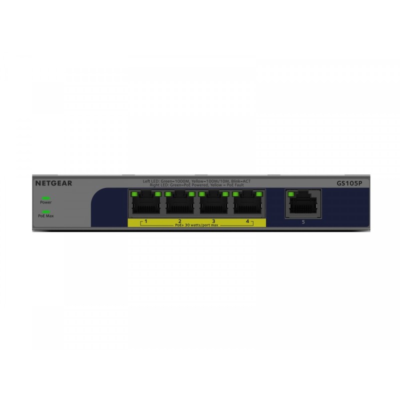 Przełącznik niezarządzalny 5 portów Gigabit Ethernet W/POE+ | PartsPC.pl