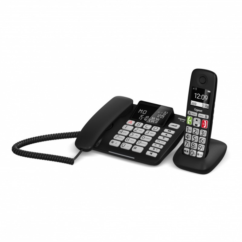 Telefon przewodowy DL780 Plus z wygodną słuchawką bezprzewod… | PartsPC.pl