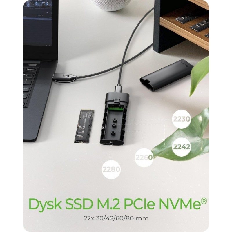 Obudowa dysku IB-1806MT-CU31 M.2 NVMe SSD 10 Gbps | PartsPC.pl