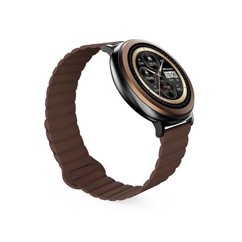Smartwatch Aurora Amoled rozmowy AI bršzowy | PartsPC.pl
