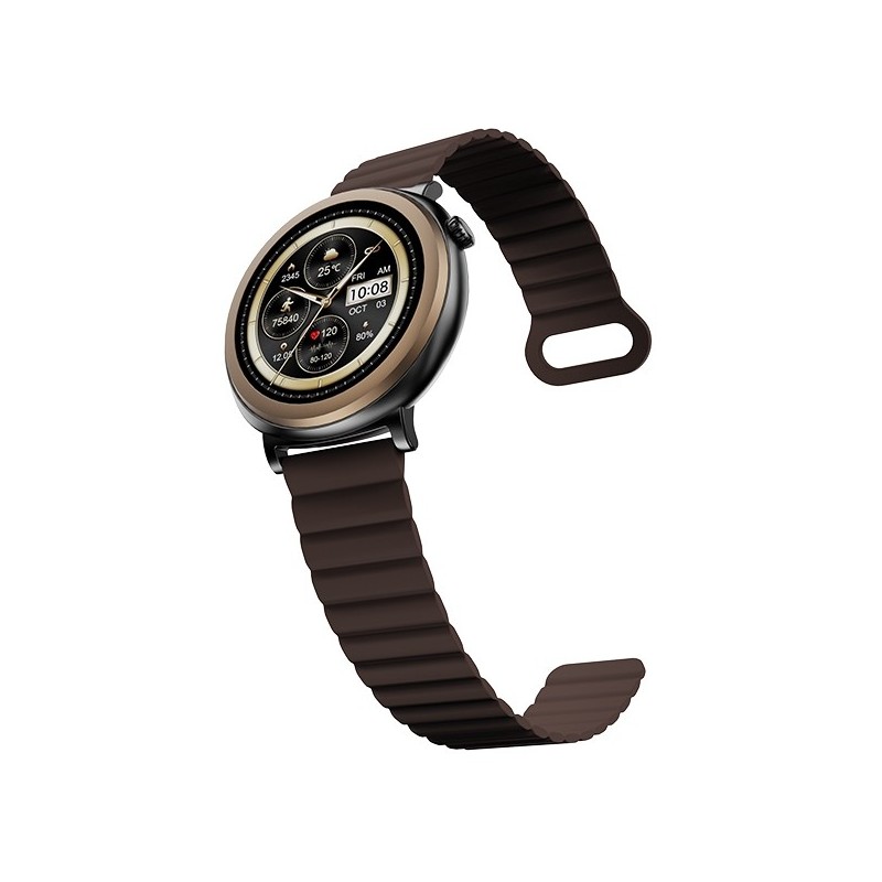 Smartwatch Aurora Amoled rozmowy AI bršzowy | PartsPC.pl