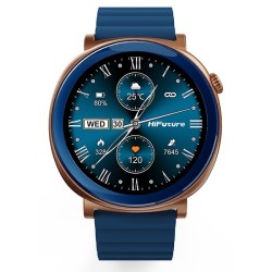 Smartwatch Aurora Amoled rozmowy AI niebieski | PartsPC.pl