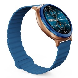 Smartwatch Aurora Amoled rozmowy AI niebieski | PartsPC.pl