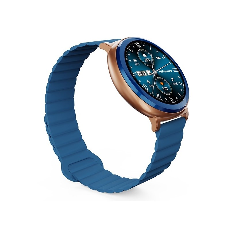 Smartwatch Aurora Amoled rozmowy AI niebieski | PartsPC.pl