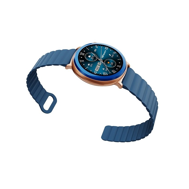 Smartwatch Aurora Amoled rozmowy AI niebieski | PartsPC.pl