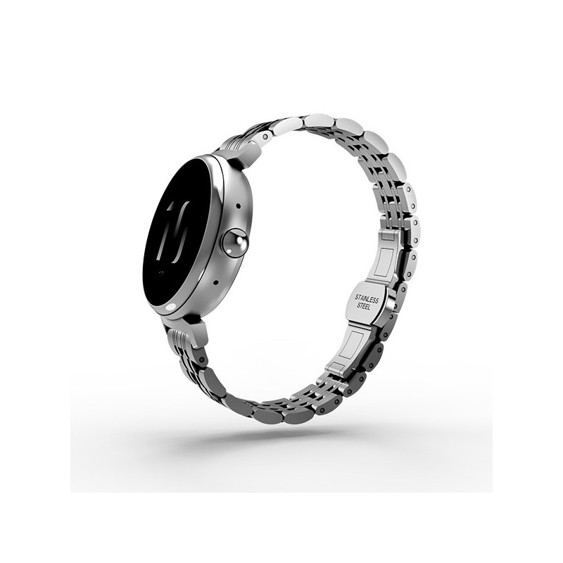 Smartwatch Aura Amoled damski srebrny | PartsPC.pl