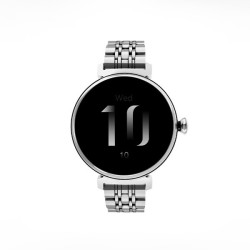 Smartwatch Aura Amoled damski srebrny | PartsPC.pl