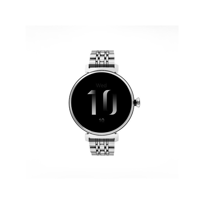 Smartwatch Aura Amoled damski srebrny | PartsPC.pl