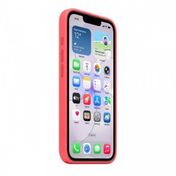 Etui silikonowe z MagSafe do iPhonea 17e - różowa guawa | PartsPC.pl